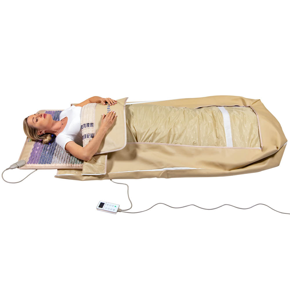 [Variant] Rainbow Chakra Wrap / Rainbow Chakra 360 Wrap Set Mat 74” x 28”