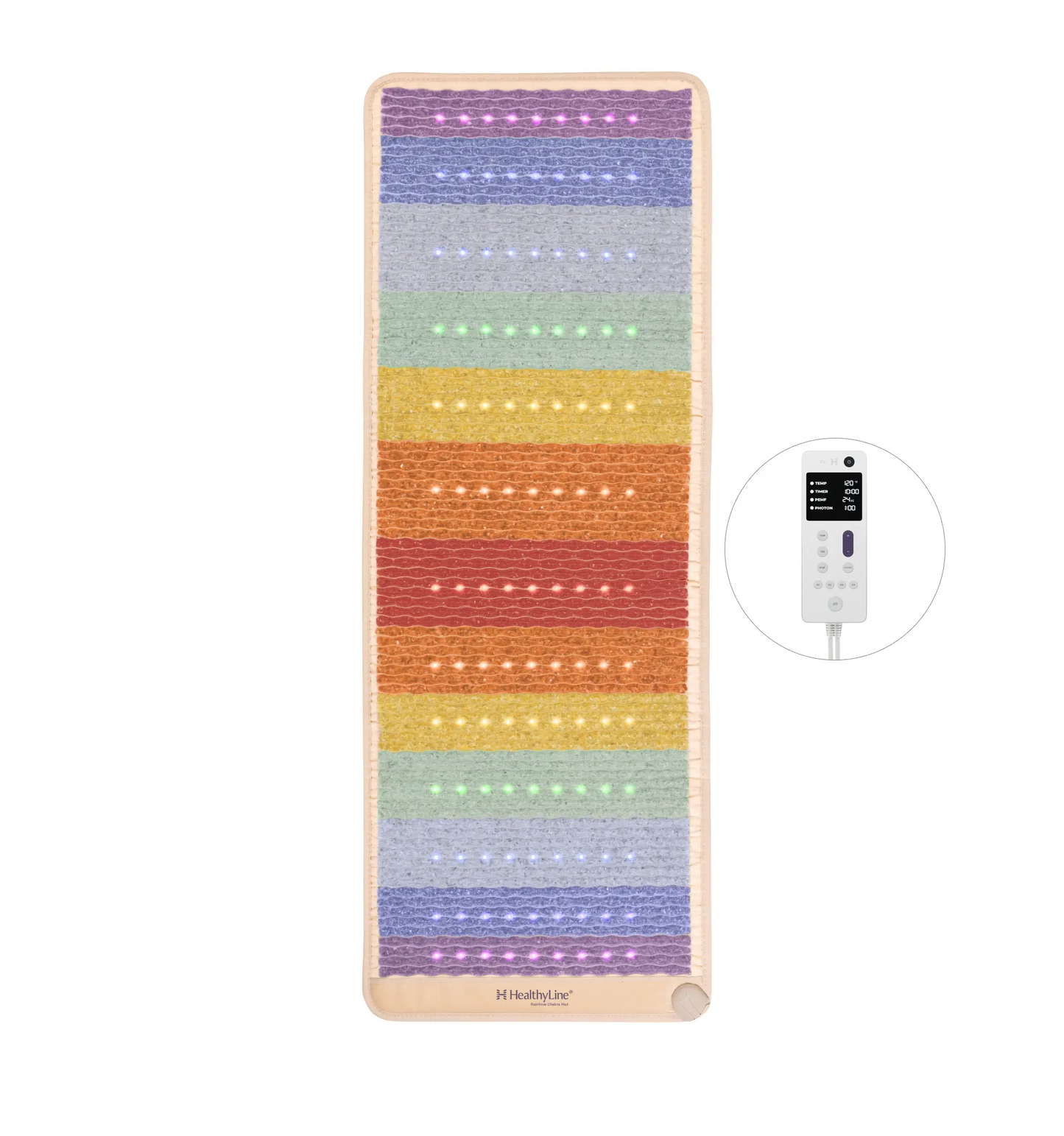 [Variant] The Rainbow Chakra Series / Rainbow Mat™ 74" x 28" 4th edition