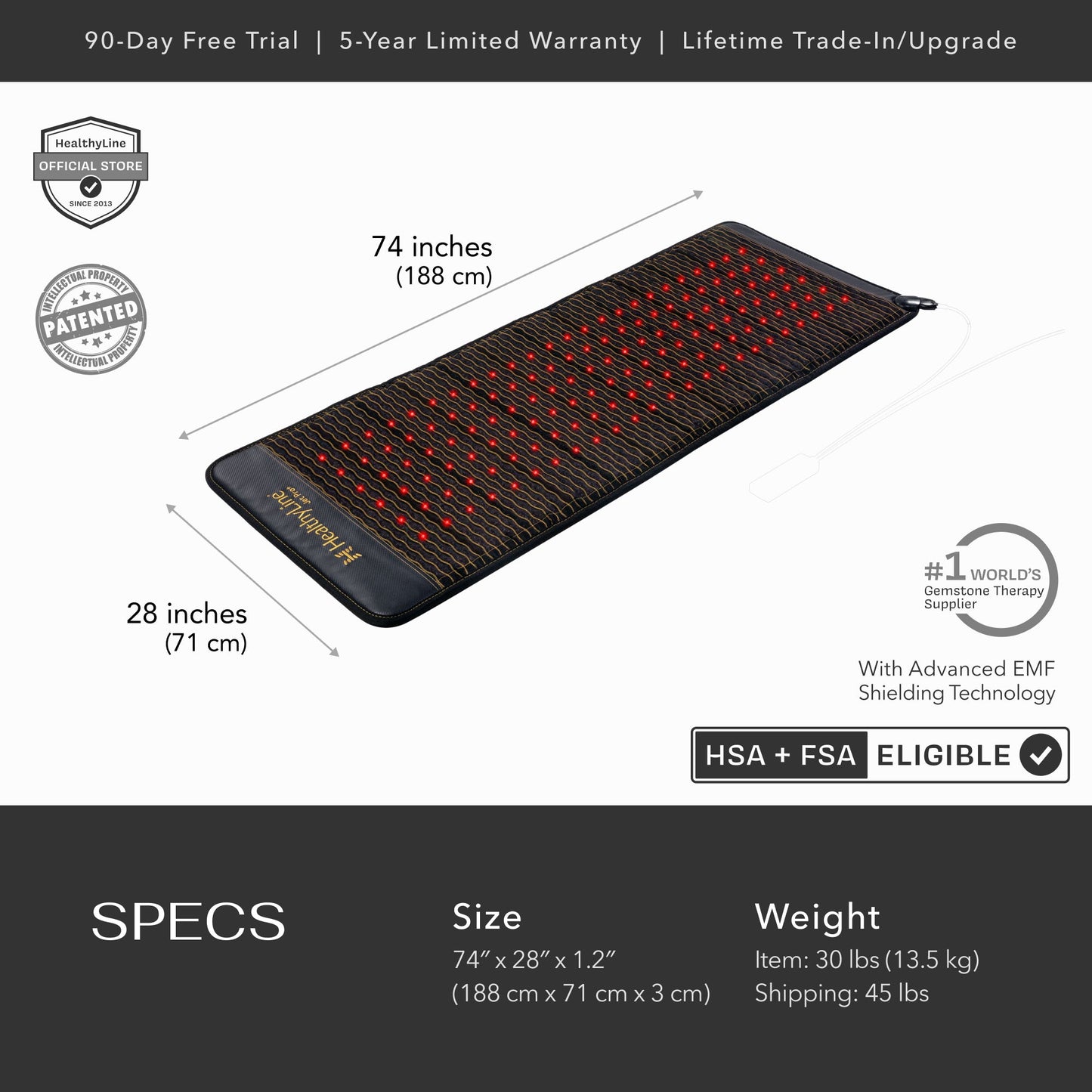 [Variant] The Jet Series / Jet Mat™ 74" x 28"