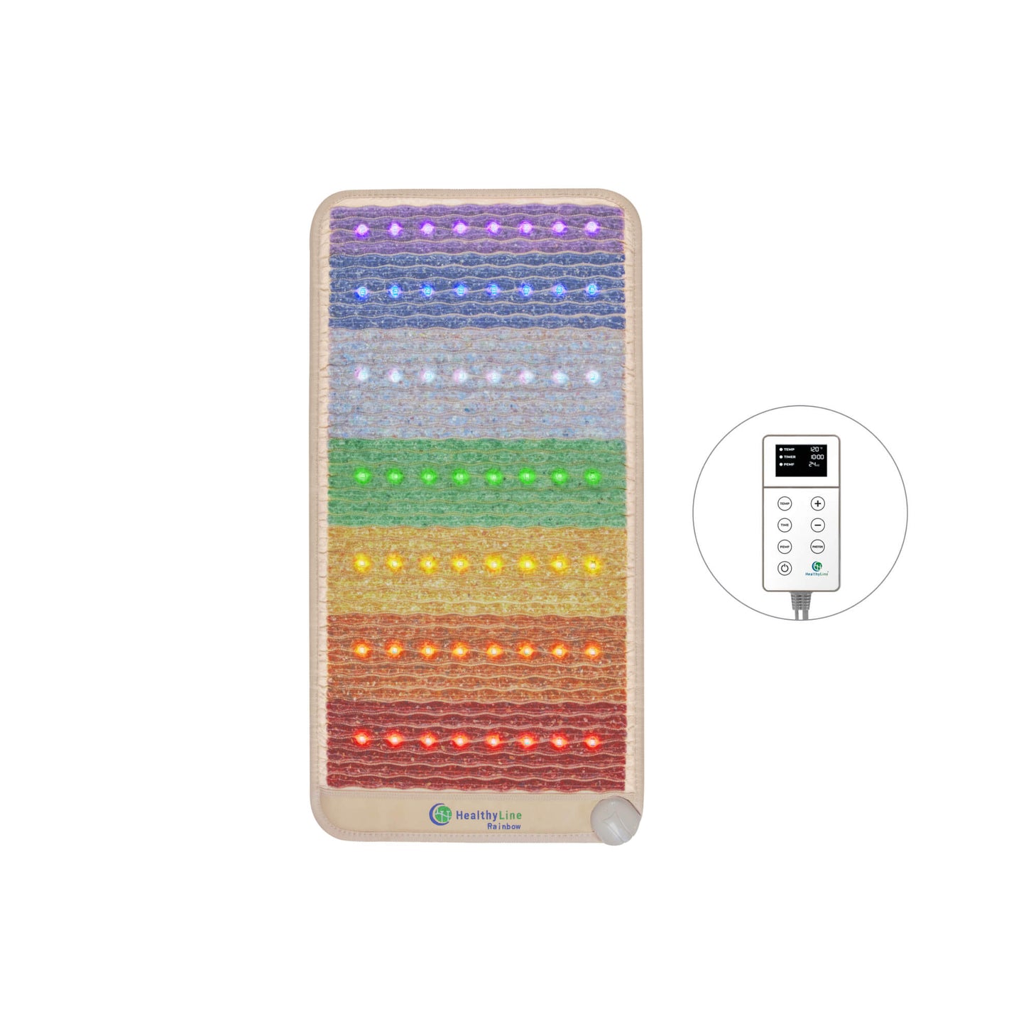 [Variant] The Rainbow Chakra Series / Rainbow Mat™ 74" x 28" 3rd edition