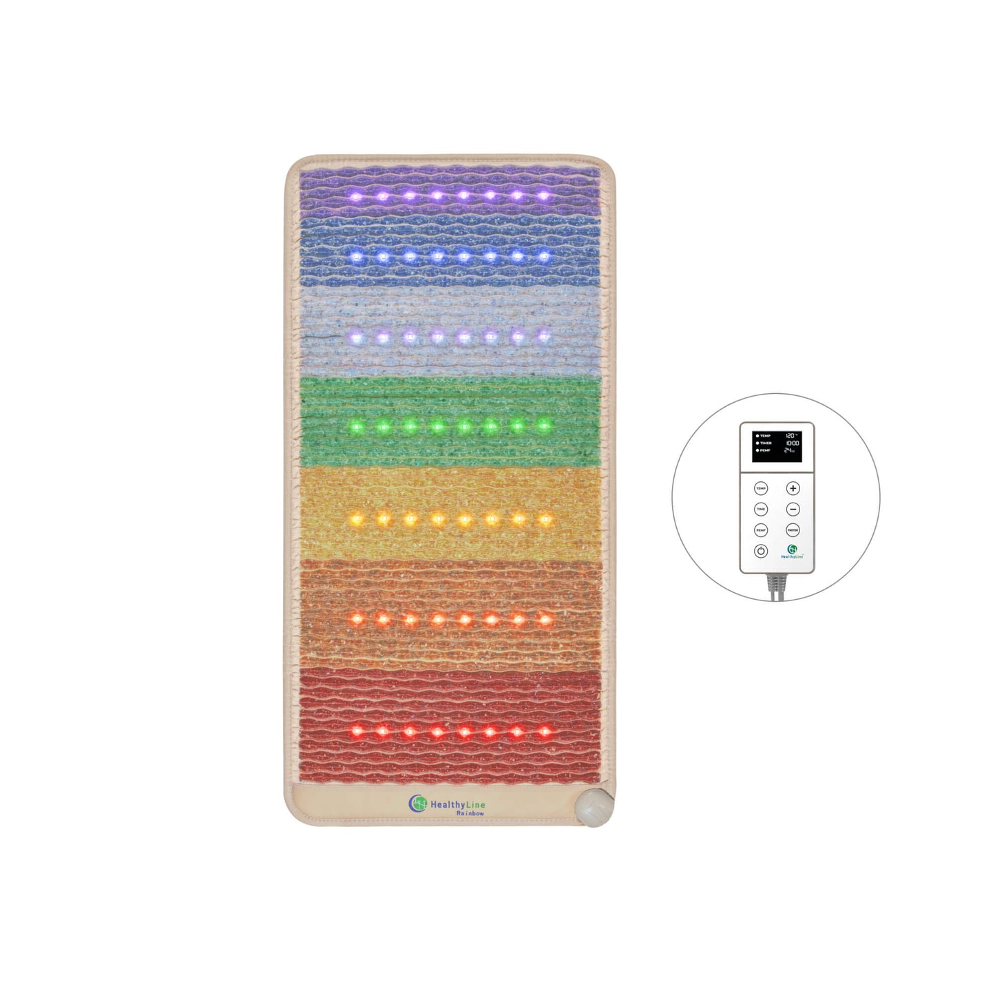 [Variant] The Rainbow Chakra Series / Rainbow Mat™ 74" x 28" 3rd edition