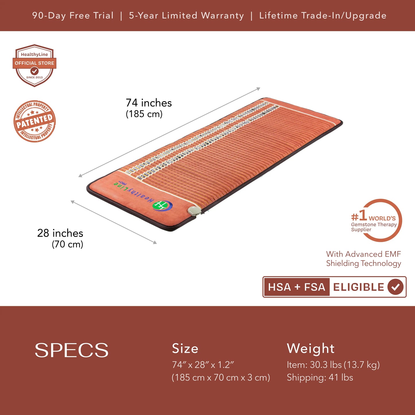 TAO MAT™ 7428 | PEMF Far Infrared Heating Mat Bundle